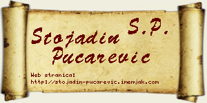 Stojadin Pucarević vizit kartica